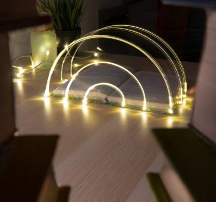 Photo "Adjustable arc LED work for studio"