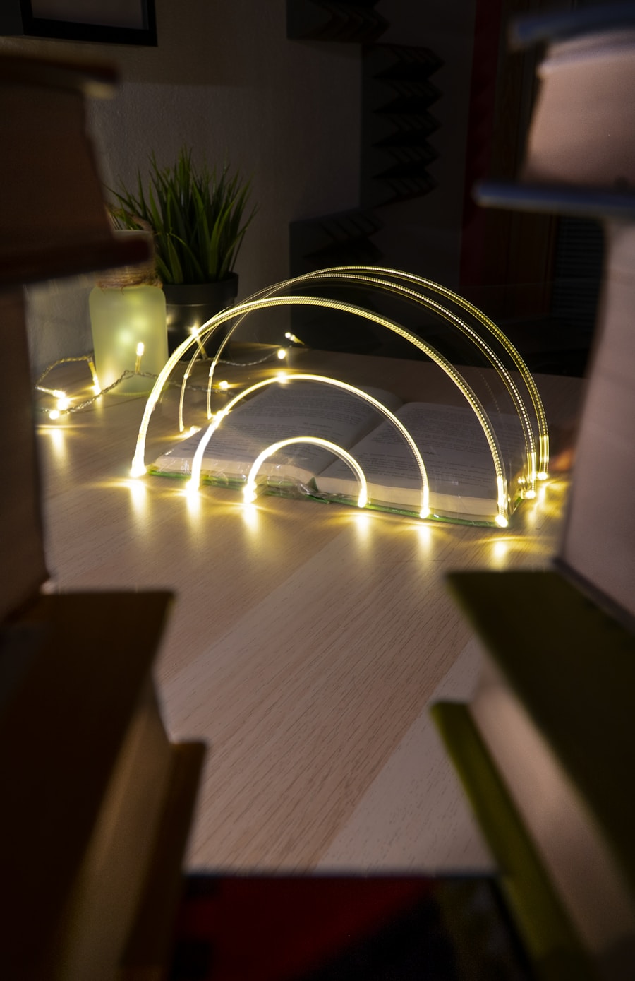 Photo "Adjustable arc LED work for studio"