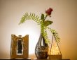 Photo Floral table lamp