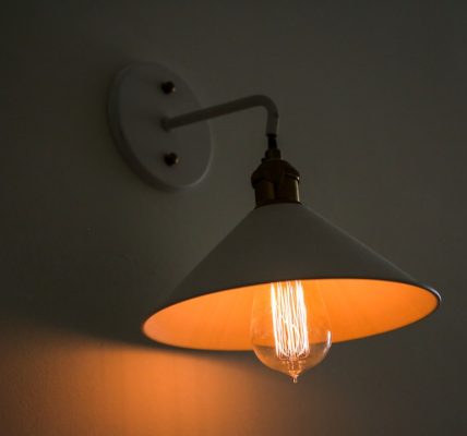 Photo industrial wall lamp