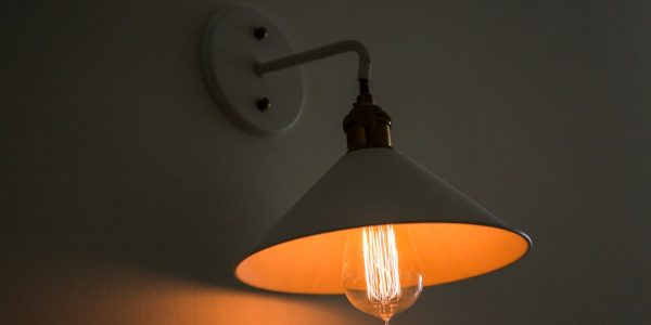 Photo industrial wall lamp