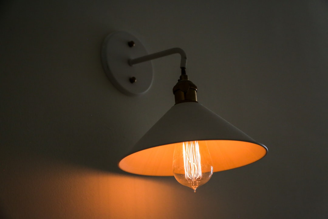 Photo industrial wall lamp