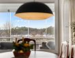 Photo rustic hammered copper dome pendant lamp