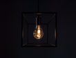 Photo antique black lantern pendant