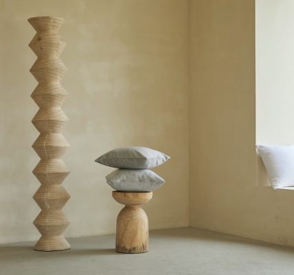 Photo ceramic floor lamp