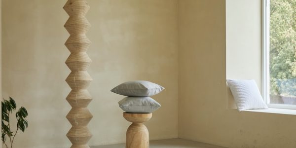 Photo ceramic floor lamp