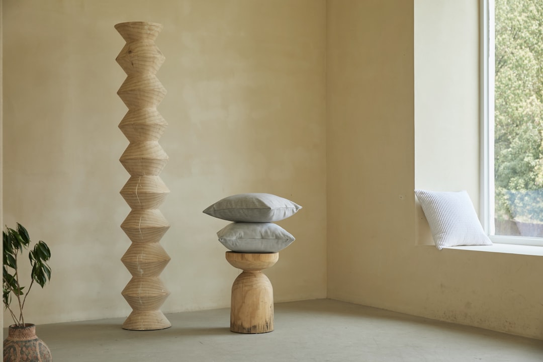Photo ceramic floor lamp